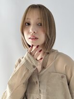 ミィ 表参道(mee.) 前髪/アンブレラカラー/こなれミディ/イメチェン/ぱっつんボブ