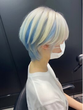 ラフィス ヘアー リーベ 京都駅前店(La fith hair liebe) ハイトーンデザインカラー