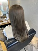ブリーチなしアッシュ系カラー