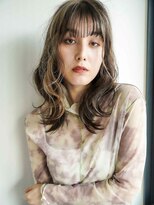 トクテ 高円寺(tokute) くびレイヤーエモージュ前髪ピンクベージュワンカール【高円寺】