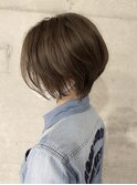 大人ショート×ブラウンベージュ