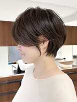 ジルブラン(JIL BLAN) ハイライトバレイヤージュダブルカラーショートカット30代40代