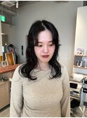 ゆるっとミディアムパーマ