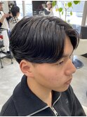 熊本メンズパーマ ニュアンスパーマ センターパート MEN'S HAIR