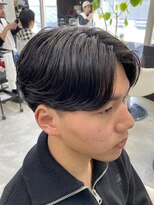 エデアンルクラ 下通(EDEAN Leclat)&nbsp;熊本メンズパーマ ニュアンスパーマ センターパート MEN'S HAIR