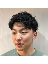 ジェントル(GENTLE) キメすぎないラフさが魅力◎カジュアルパーマ/ビジネス/黒髪