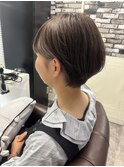 フェイスフレーミング×ミルクティーグレージュ