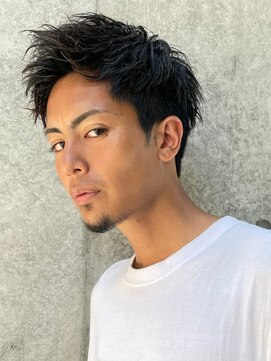 アイビーズ(IVYS) 大人の短髪サイドパートジェットツーブロック刈り上げショート