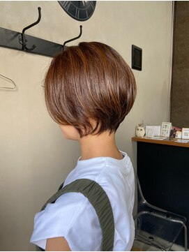 カンナカンナ 三佐店(cannaCANNA) ＊ツヤ感ブラウン×大人ショートボブ＊