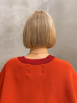 テトヘアー(teto hair) ボブダブルカラーケアブリーチカラーミニボブ