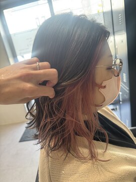 ガーベラ(gerbera) インナーカラー×ピンク