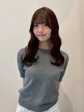 グラッド(glad) ゆる可愛シースルーバング×柔らかウェーブ