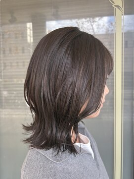 【CINQ】山崎 ミディアムレイヤー×アッシュブラウン
