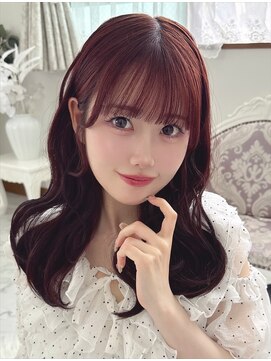 リルミー ミュエナ 大須 矢場町(Lilme myuena) 着物ヘア/大人ガーリー/ダークアッシュ/似合わせカット/名古屋