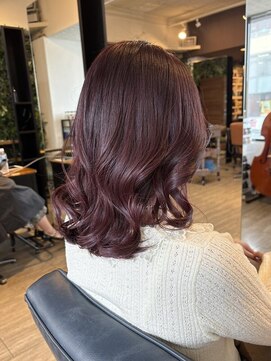 インデペンデンス(independence) 【四条烏丸】ブリーチなしピンクラベンダー×ミディアムレイヤー