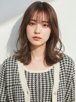 リル バイ フレイムス 川口(Lilou by Frames)&nbsp;忙しい30代に人気！越谷の時短セミロング×ヘーゼルグレージュ