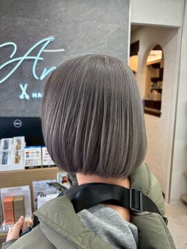 アミリー ひたち野うしく店(Amily) ハイライトバレイヤージュダブルカラーケアブリーチ20代30代