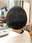 丸みショートボブ