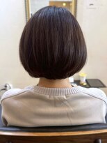 アトリエ ミム 二子玉川店(atelier mim) ショートボブ 白髪ぼかし ナチュラルブラウン 髪質改善カラー