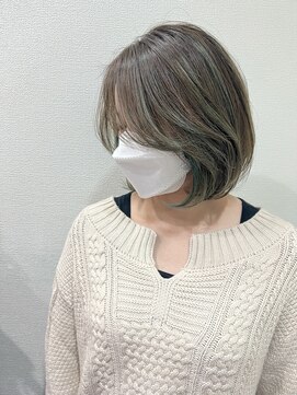 ミント(mint.) ボブ*オリーブカラー*十条