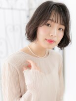 プリモカ 綾瀬(primoC) 綾瀬/髪質改善/グレージュカラー×ハッシュレイヤーボブパーマd