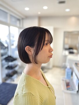 ヴィフ ヘアアンドデザイン(Vif hair&design) 顔周りもオシャレなボブ×ダークアッシュグレージュ