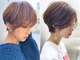 アイロ江坂駅前店/ボブ/ショートボブ/ショートカット/ミニボブ/ハンサムショート/前髪の写真/顔学・骨格診断で必ず似合うヘアをご提案◎一番似合う似合わせヘアならお任せください！江坂/江坂駅前