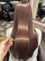 ヘアーサロン デ フォーエバークレール(hairsalon de Forever clair)&nbsp;【イルミナカラー】ツヤ感ピンクチェリーグレージュ