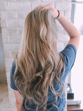 ヘアーサロン ブラン(Hair Salon Blanc) 外国人風ブロンドヘアー＆シールエクステ40本