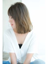 アンアミ オモテサンドウ(Un ami omotesando) 【Un ami】 大人かわいい サイドボブ 松井幸裕