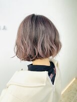 ヘッツ 仙台駅前店(HETTU)&nbsp;ラベンダーアッシュグラデ_ことりベージュ毛先パーマ