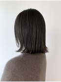 雑味ゼロのグレー×ベージュのアッシュカラー◎
