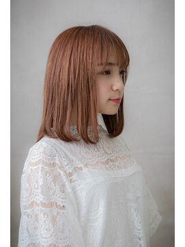 モッズヘア 越谷(mod's hair) 明るめカラーの大人可愛い前下がりワンカールZ越谷10代20代30代