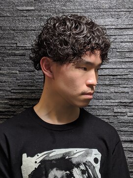 ヒロギンザ 青山店(HIRO GINZA) 強めパーマスタイル