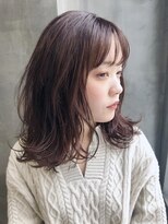 ローリー(Rowlly)&nbsp;- ミディアムレイヤー × バイオレットアッシュ - Side