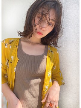 アンサム 二子玉川店(UNSOME) ミディアムレイヤー/ニュアンスヘアセット