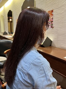 染め屋べっぴんしゃん カラー専門店で染めるナチュラルブラウン