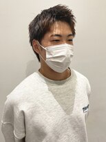 ウクラ バイ レシッド 池袋(uchla by rcid)&nbsp;アップバング短髪スパイキーショート×束感ビジネスカジュアル