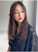 《Agu hair》numberA.トリートメントオイル×顔周りレイヤー