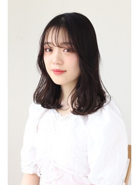 エクリジユウガオカ(equri Jiyugaoka) 【自由が丘】シースルー前髪×ヌーディーカラー