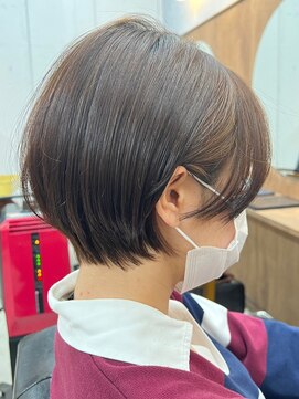 リッチ 菊名店(Rich) ミニボブ　ショートボブ　オレンジブラウン　デザインカラー