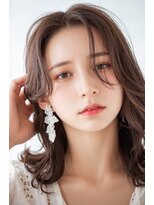 【銀座　有楽町】うるツヤグレーベージュ　前髪パーマ美髪