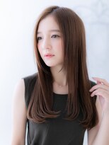 ヘアスタジオ ガロウ(hair stuido garou)&nbsp;黒髪/グレーベージュ/レイヤーロング/前髪パーマ/盛岡7
