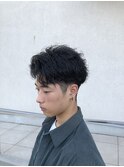 ツイスパ/ツイストスパイラル/無造作/束感/センターパート