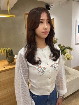 ローレンジウ(LOREN JU) 透明感髪質改善ベージュダブルカラーミルクティーグレージュ