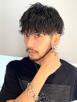 フィフス 名駅(fifth) ツイストスパイラルパーマ×刈り上げマッシュで男らしさ◎