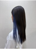 インナーブルー/グレージュ