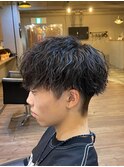 パーマ初めての方にオススメ!緩め波巻きパーマ