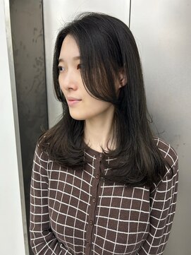 ビューナゴヤ 名駅(VIEW NAGOYA) 黒髪/ボブルフ/小顔/レイヤーカット/ミディアムレイヤー