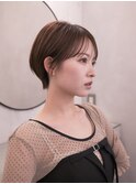 ▽コンパクトショート似合わせカットメルティーカラーフェミニン